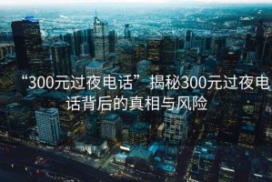 “300元过夜电话”揭秘300元过夜电话背后的真相与风险