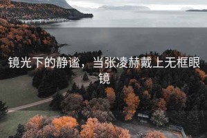 镜光下的静谧，当张凌赫戴上无框眼镜