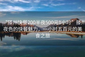 “滕州快餐200半夜500元1小时”滕州夜色的快餐魅力，一小时五百元的美食之旅