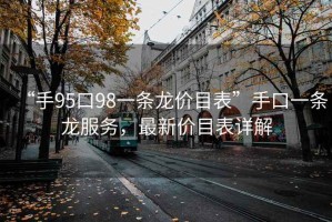 “手95口98一条龙价目表”手口一条龙服务，最新价目表详解