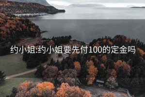 约小姐:约小姐要先付100的定金吗