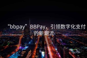 “bbpay”BBPay，引领数字化支付的新潮流