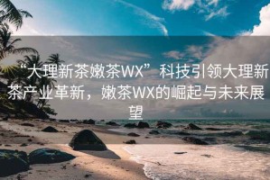 “大理新茶嫩茶WX”科技引领大理新茶产业革新，嫩茶WX的崛起与未来展望