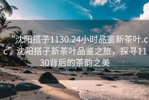 “沈阳搭子1130.24小时品鉴新茶叶.cc”沈阳搭子新茶叶品鉴之旅，探寻1130背后的茶韵之美