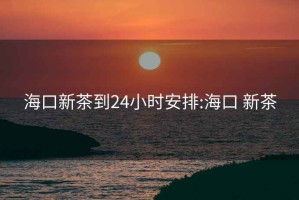 海口新茶到24小时安排:海口 新茶