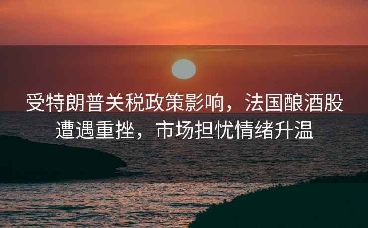 受特朗普关税政策影响，法国酿酒股遭遇重挫，市场担忧情绪升温