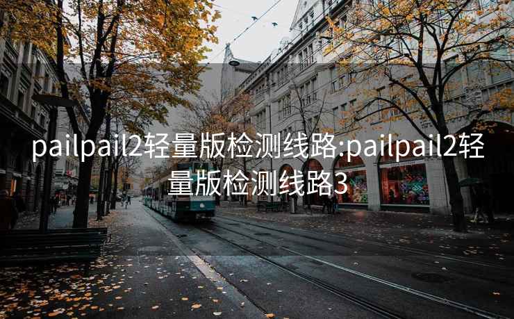 pailpail2轻量版检测线路:pailpail2轻量版检测线路3