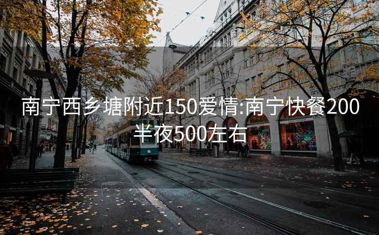 南宁西乡塘附近150爱情:南宁快餐200半夜500左右