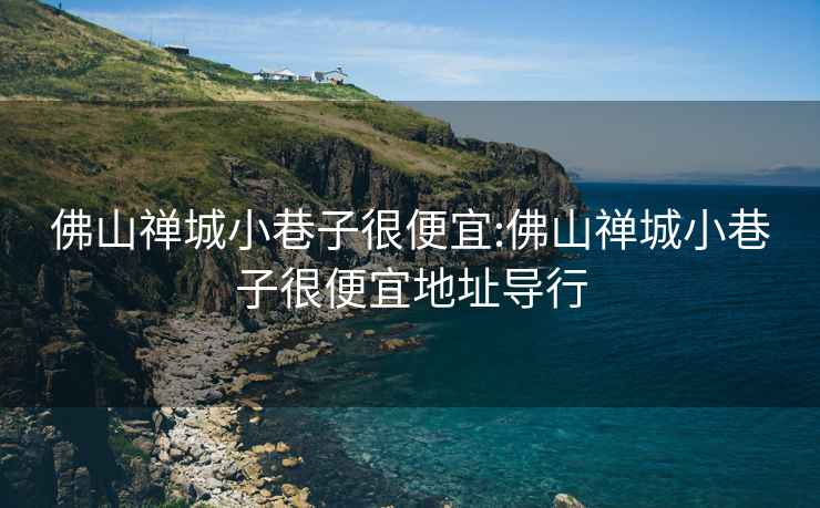 佛山禅城小巷子很便宜:佛山禅城小巷子很便宜地址导行