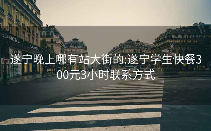 遂宁晚上哪有站大街的:遂宁学生快餐300元3小时联系方式