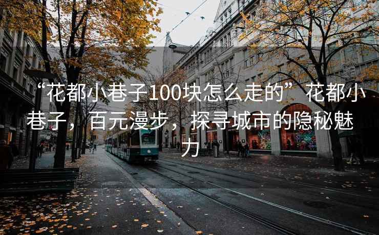 “花都小巷子100块怎么走的”花都小巷子，百元漫步，探寻城市的隐秘魅力